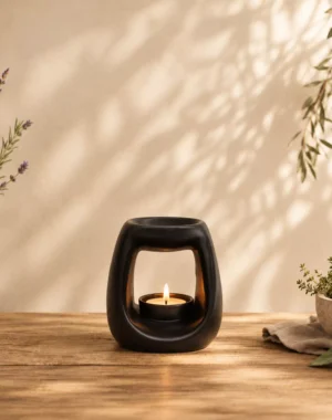 Porcelanowy kominek do aromaterapii