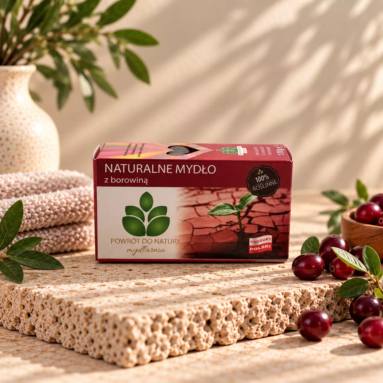 Naturalne Mydło z Borowiną 100 g