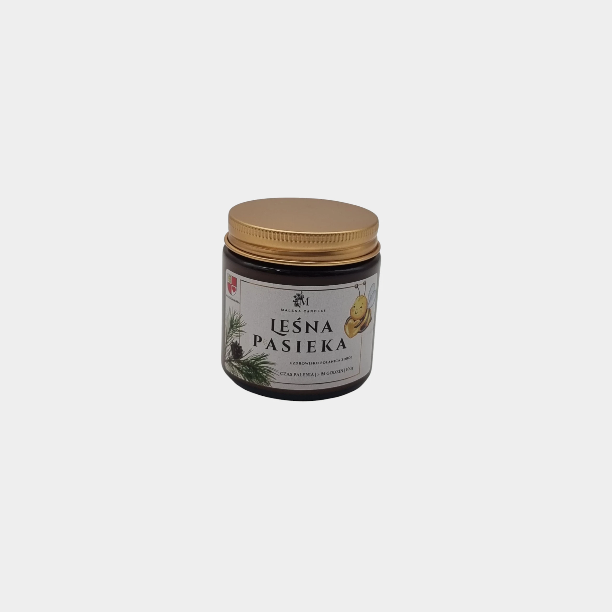 Świeca sojowa - Leśna Pasieka - obrazek 2